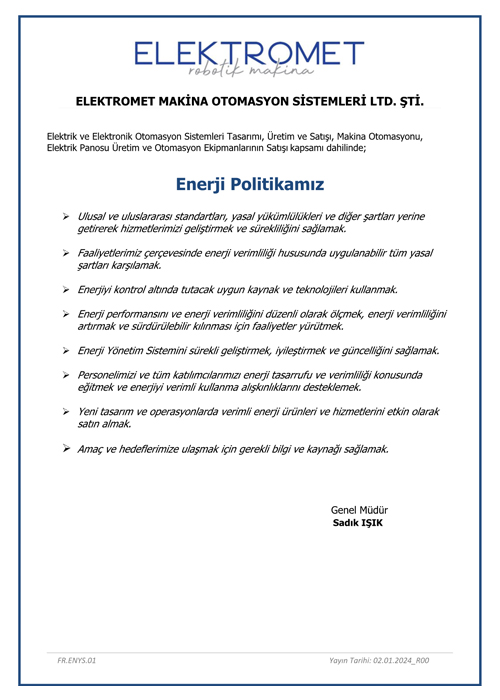 QUALITY CERTIFICATES